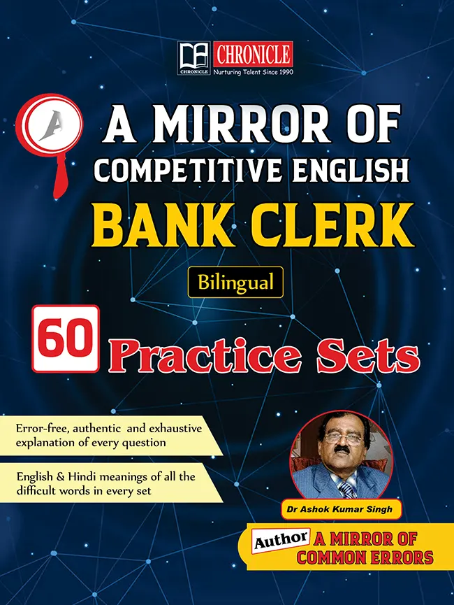Bank Clerk A Mirror Of Competitive English 60 Practice Sets